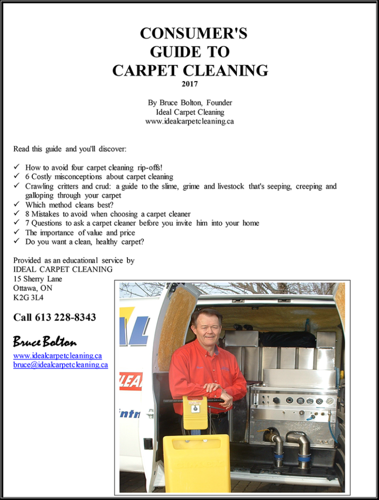 Consumer Guide to Carpet Cleaning Ideal Carpet Cleaning Ottawa